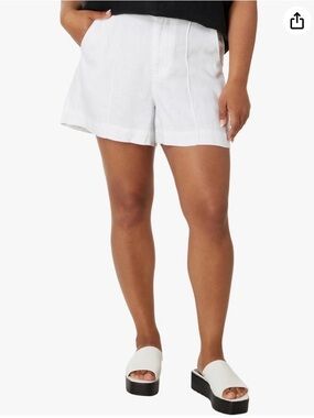 Madewell Women's Refined Linen Clean Tab Shorts Size 2